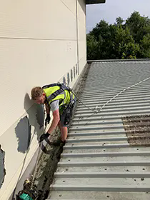 Atherton Industrial Roofing gutter cleaning